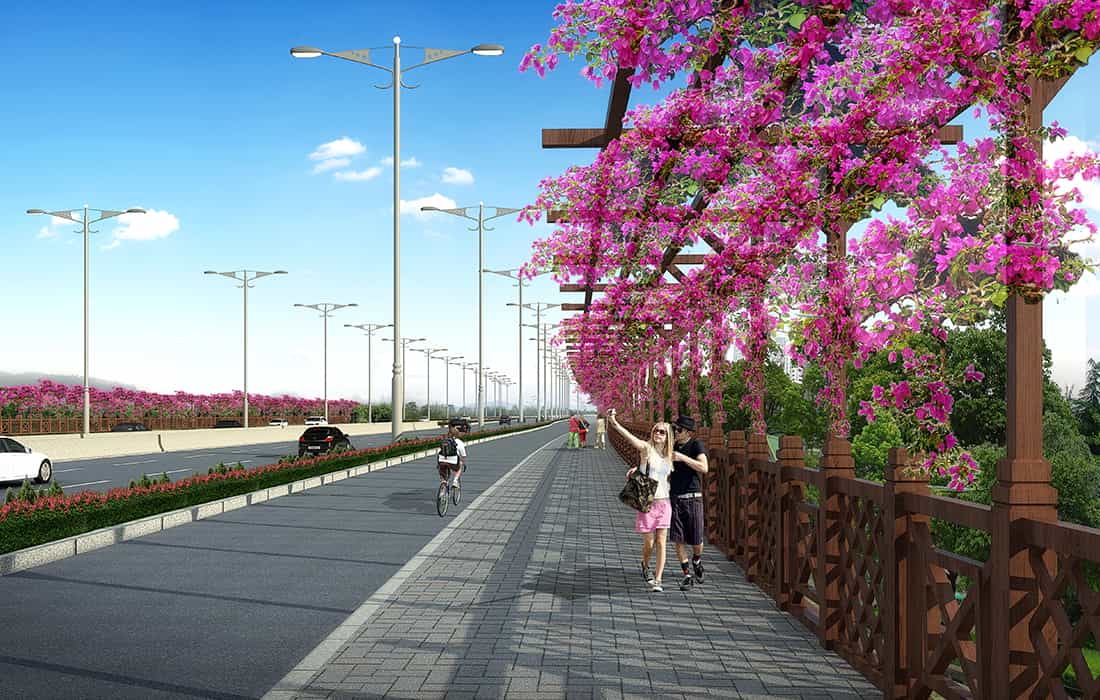 中國-馬來西亞欽州產業園區友誼大道中段及錦繡大道中段（啟動區-馬萊大道）工程