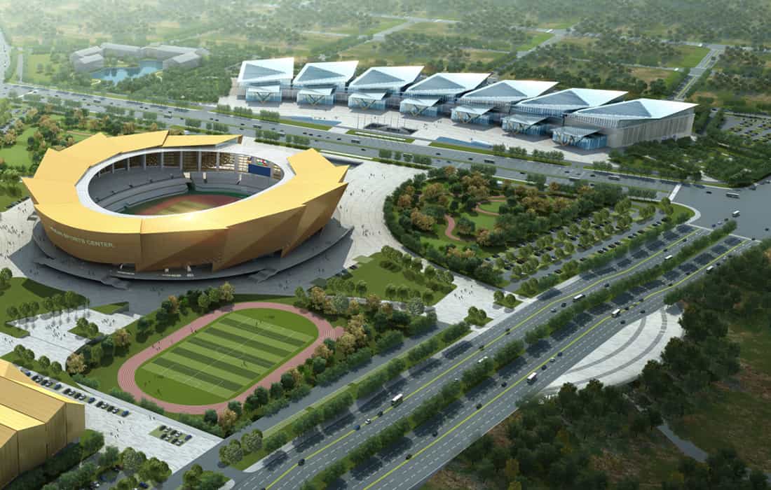 榆林體育中心、會展中心建設工程