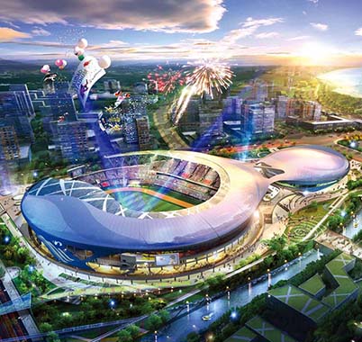 葫蘆島市龍灣中央商務核心區（龍眼島）體育中心、文化中心工程