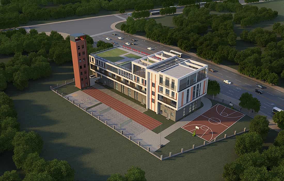 The construction project of Jiashi Fire Station