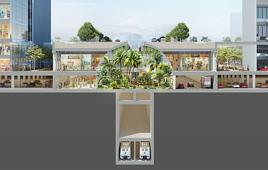 南京江北新區中心區地下空間一期項目工程